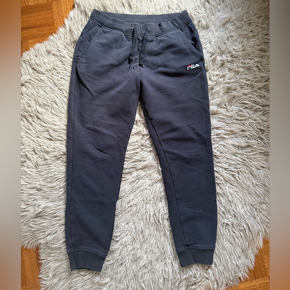 Fila Black Jogger Pants Men